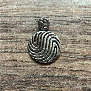 Sterling Silver Round Pendant